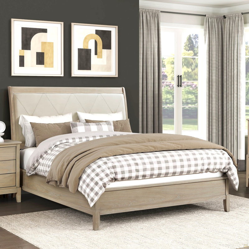 Queen Bed Upholstered Headboard, Queen