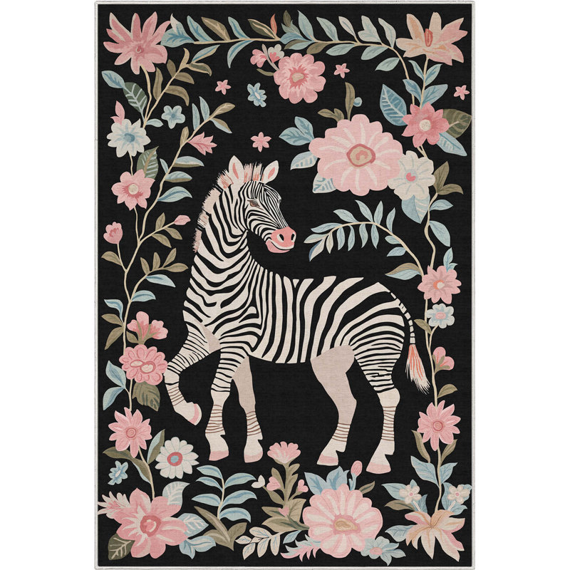  Tapis zébré Apollo, Rectangle 5 pi 3 po x 7 pi 3 po 