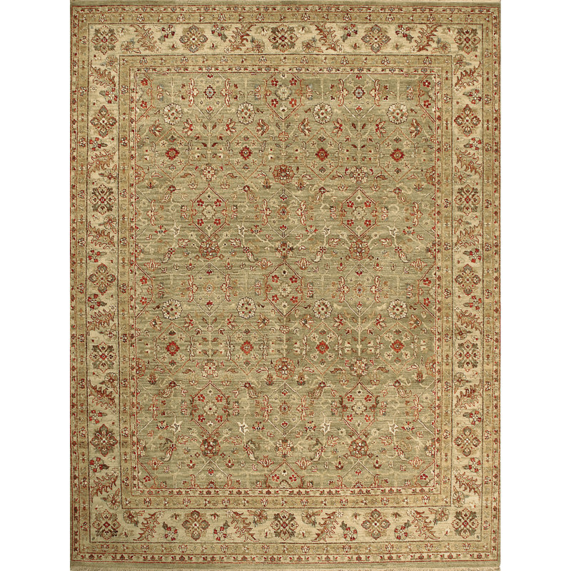 Handmade Wool Oriental Area Rug, Rectangle 10' x 14'