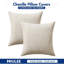 Paquet de 2 housses de coussin de Noël Housse de coussin décorative moderne Boho Housse de coussin en chenille douce pour canapé-lit de salon-120930313