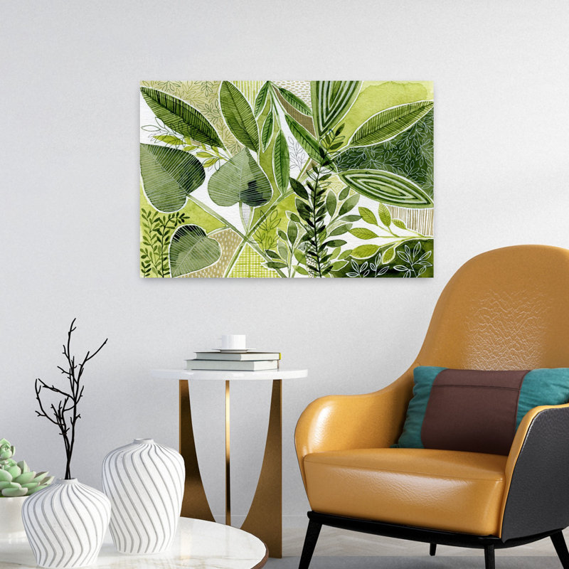 Contemporary Art Abstract Contemporary Modern Nature Landscape Art by Susan Black - Wrapped Canvas Print