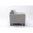 Damian 57" Light Gray Woven Fabric Loveseat