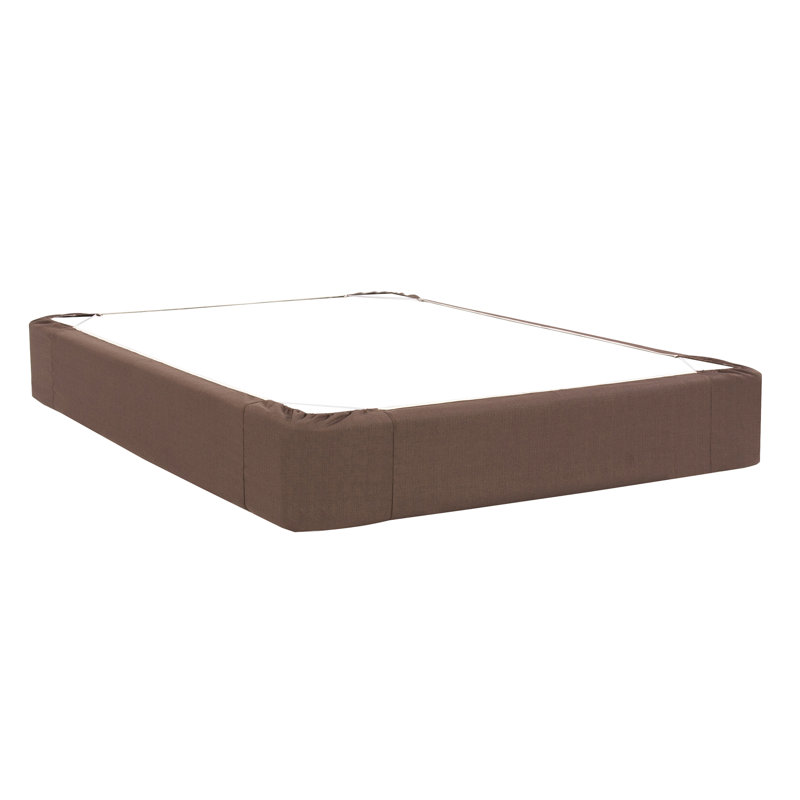 Sterling Wrap Around Box Spring Cover, Full, Sterling Chocolate