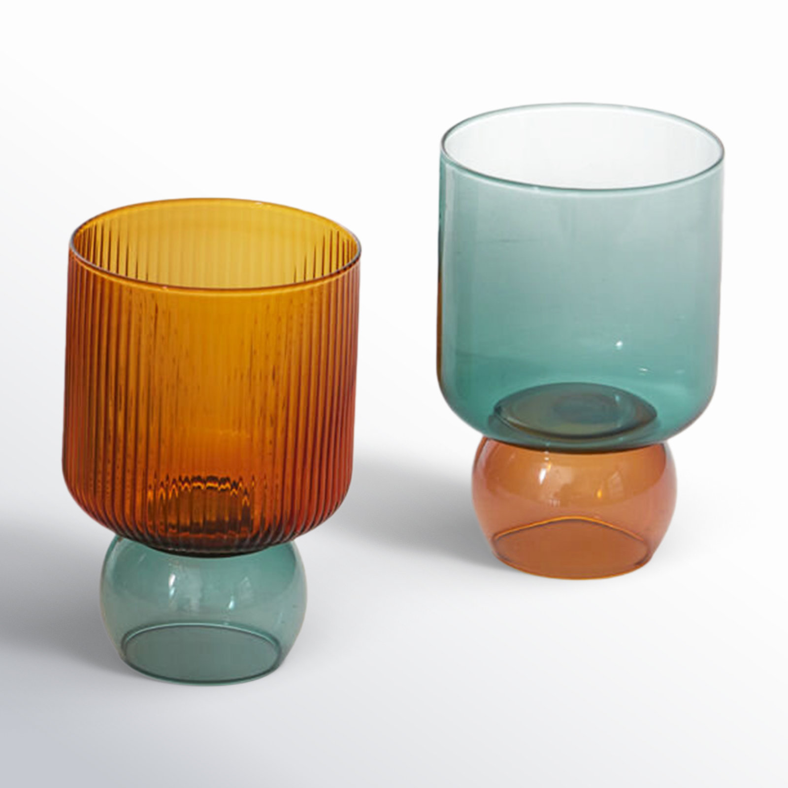 Yanely Drinkware 3.25"x 4.75", Amber