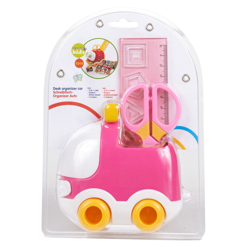 Plastic Desk Organiser Set