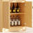 71" H X 70.9" W Bookcase Cabinet With Open Shelves, Modern Bookshelf With 3 Large Drawers (B+2C)