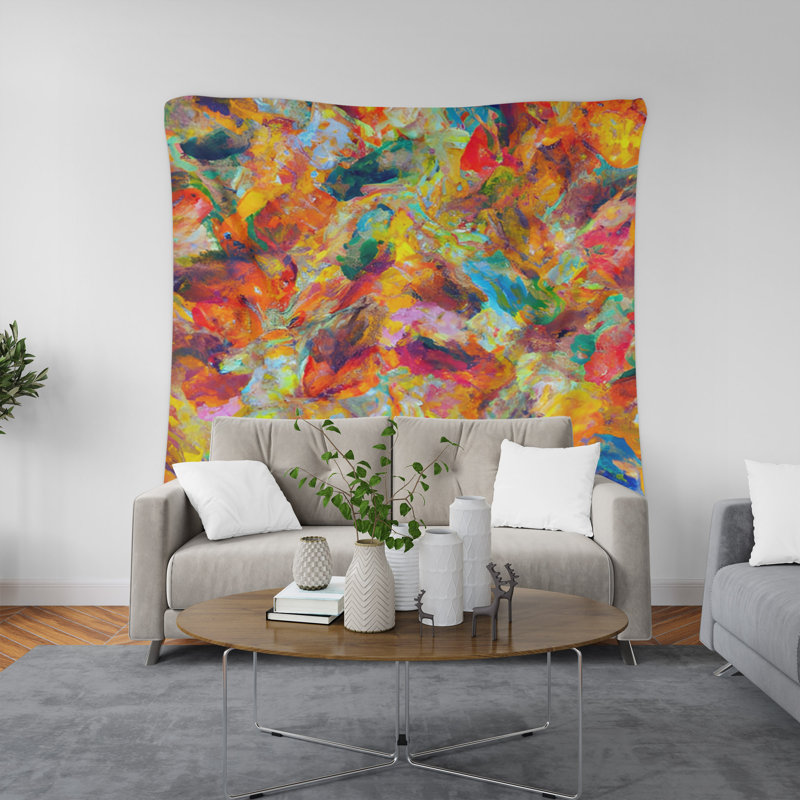 Tapisserie murale, H 88 po x l 104 po