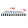Dakota Fields 250cm W x 200cm D Fabric Cover Retractable Patio Awning