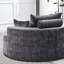 Canapés confortables en chenille, fauteuil-lit moelleux, design moderne pour les espaces de vie