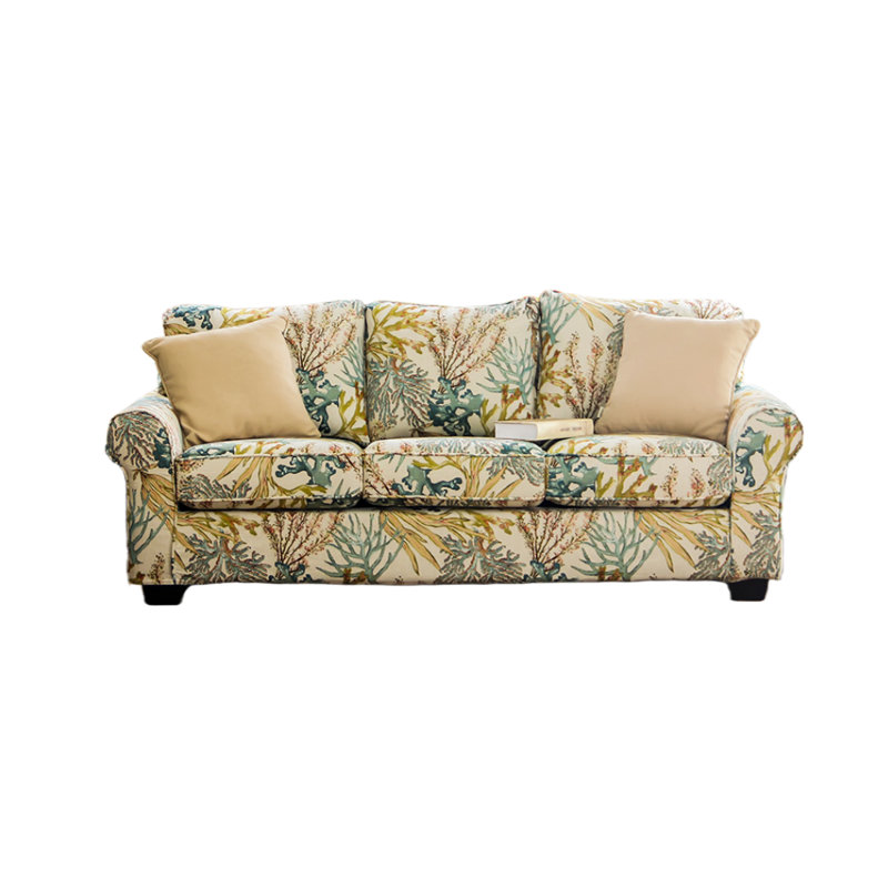 Creative Pastoral Sofa Upholstered 82.6'' Sofa