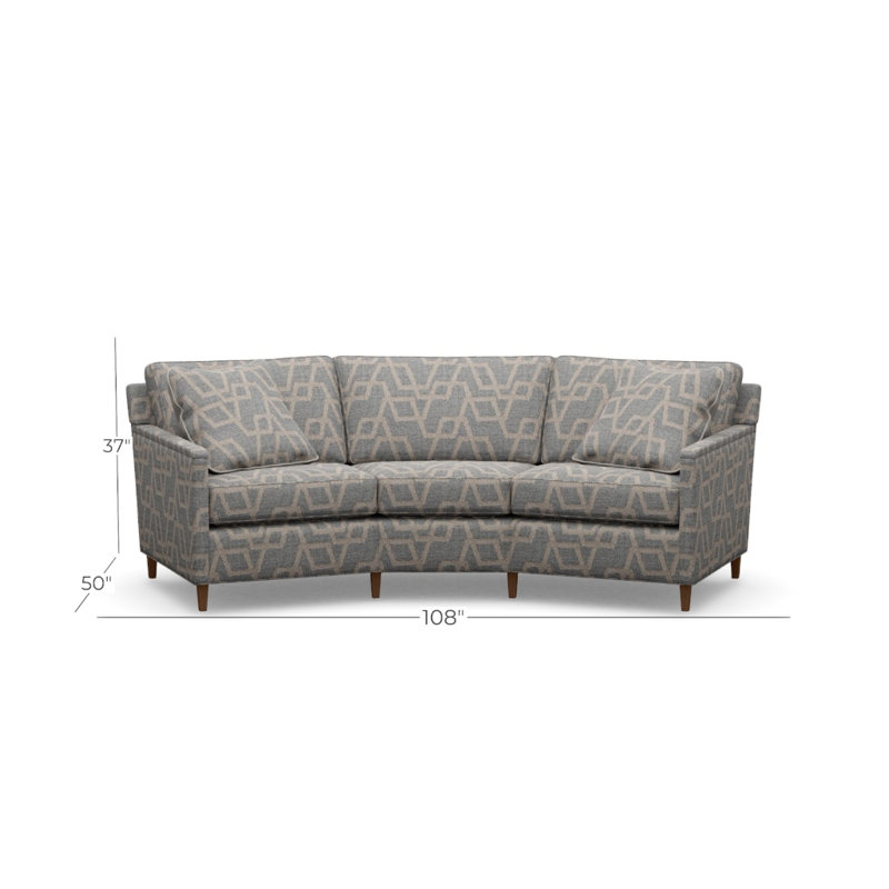 Easton Sofa, Walnut, Perky 855437