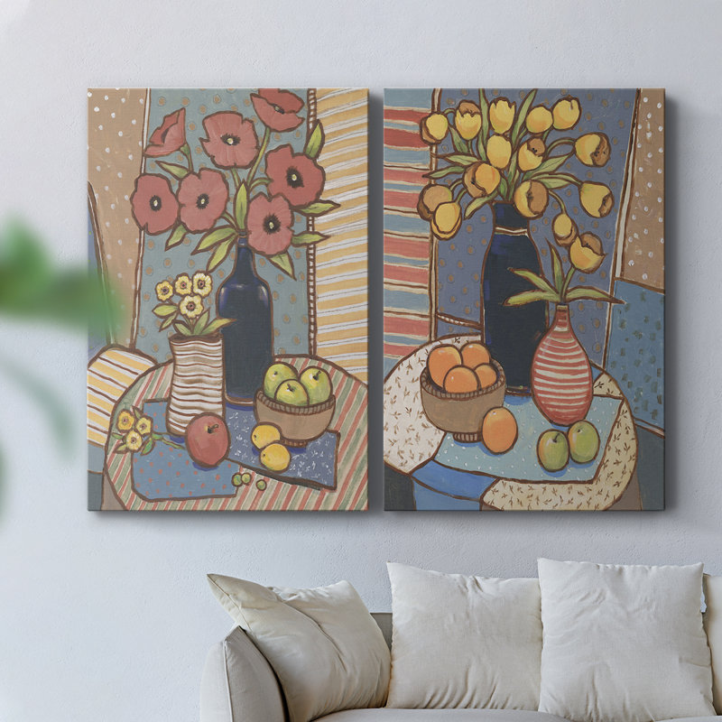 Tableau nature morte I-Premium avec toile tendue - prêt à accrocher, H 18 po x l 24 po