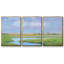 «Summer Marsh II», reproduction sur toile flottante 3 pièces-2104767048-2104767051