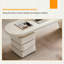 Bureau de couleur crème avec tiroirs Minimalist Creative-66590506