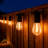 Plug-in LED Globe String Lights 48FT 15 Edison Bulbs Outdoor Waterproof Light(End to End Connectable)