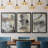" Masked Notes I " 3 Piece Art Acrylic Painting-69983357-69983355