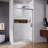 44--48" W X 74" H Shower Door, Aluminum Sliding Glass Shower Door With Premium 5/16 Inch (8Mm) Thick Tempered Glass-120129631