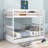 Ehsaan Kids Twin Over Twin Bunk Bed with Drawers-590135483