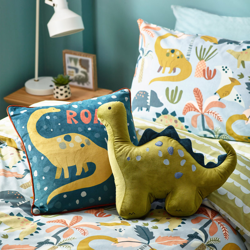 Flandria Cotton Blend Abstract Duvet Cover Set with Pillowcases, Toddler Duvet Cover + 1 Standard Pillowcase