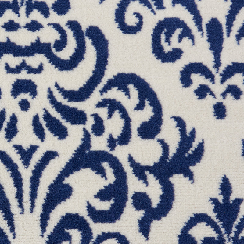 Damask Area Rug, Rectangle 114 x 175cm