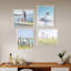 4 cadres photo muraux en acrylique