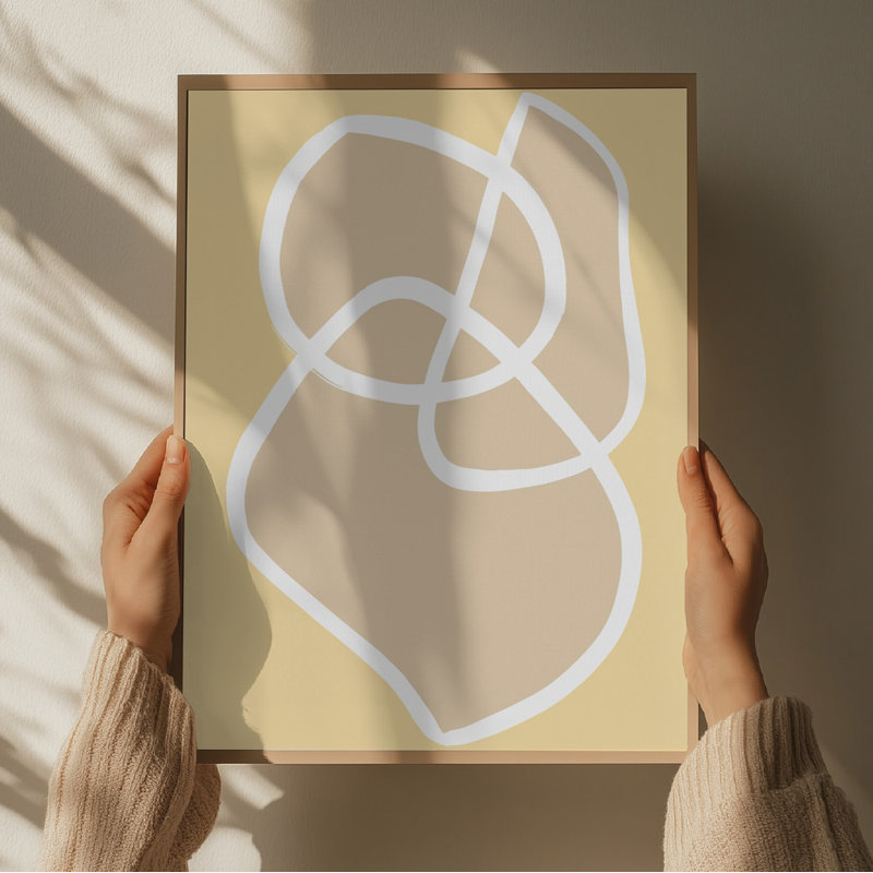 Shape 13, 121.92 cm H x 81.28 cm W, Yellow