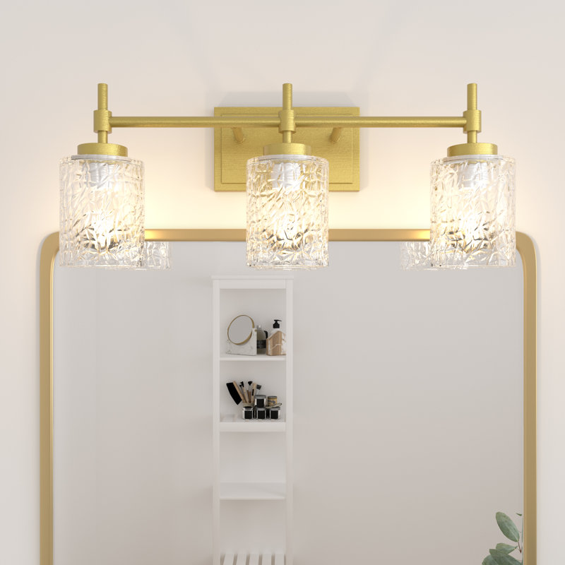 Harcul 3 - Light Dimmable Vanity Light, Brass Gold