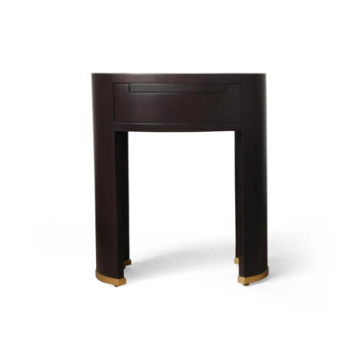 Layliana 55cm W Solid Wood Bedside Table