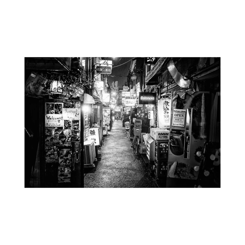 Shinjuku Golden Gai III by Philippe Hugonnard - Print on Canvas, 20.32cm H x 30.48cm W x 1.91cm D, Wrapped Canvas