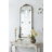 Arched Mirror with Metal Frame, Full Length for Modern and Classic Decor, 24x48.5 Inches