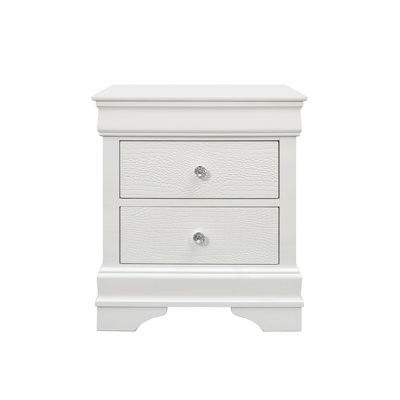 Metallic Nightstand For Bedroom