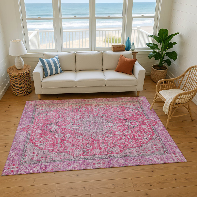 Tapis de qualité supérieure Baford AMF1651 Global, Rectangle 5 pi x 7 pi 6 po