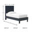 Lit plateforme simple Cottrill-123382973