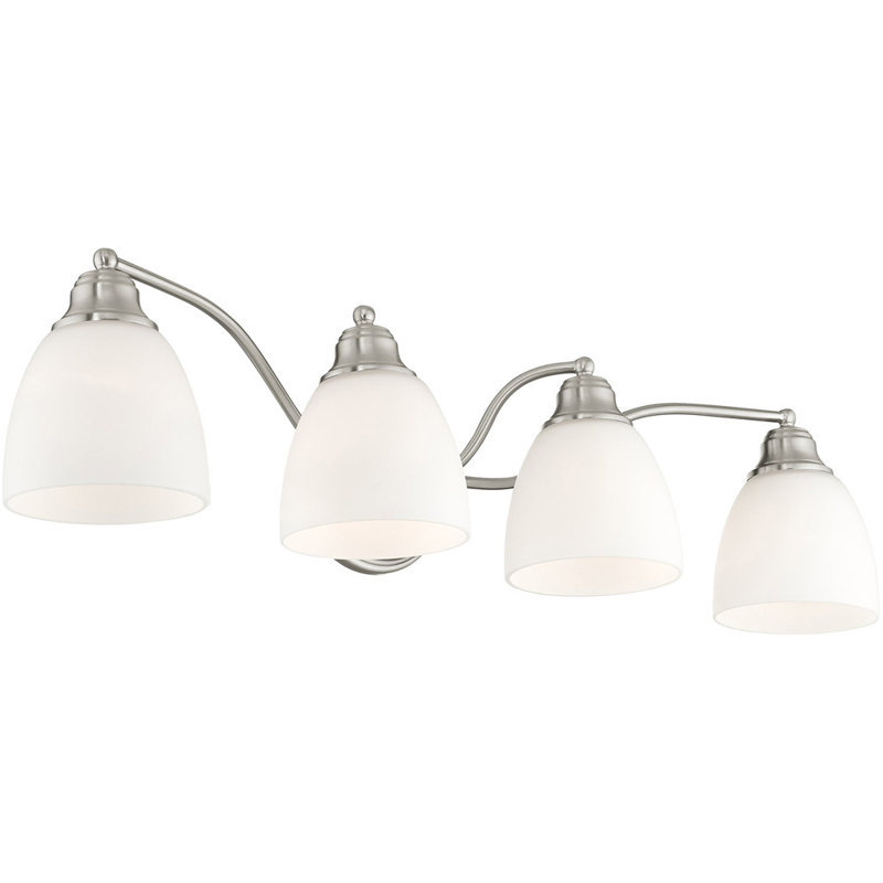 4 - Light Vanity Light, Brushed Nickel