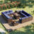 Melisandra Wicker 12 - Person Seating Group with Cushions and Fire Pit, Patio Sectional Conversation Set-349813964-397728654
