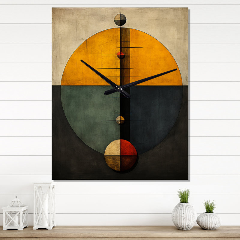 Horloge murale moderne, H 28 po x l 12 po x P 1 po