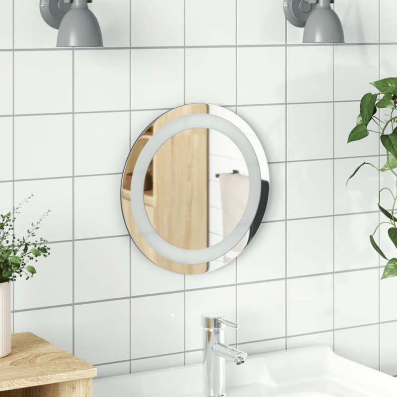 Vidaxl LED Bathroom Mirror 23.6" Round, 11,8 po x 11,8 po