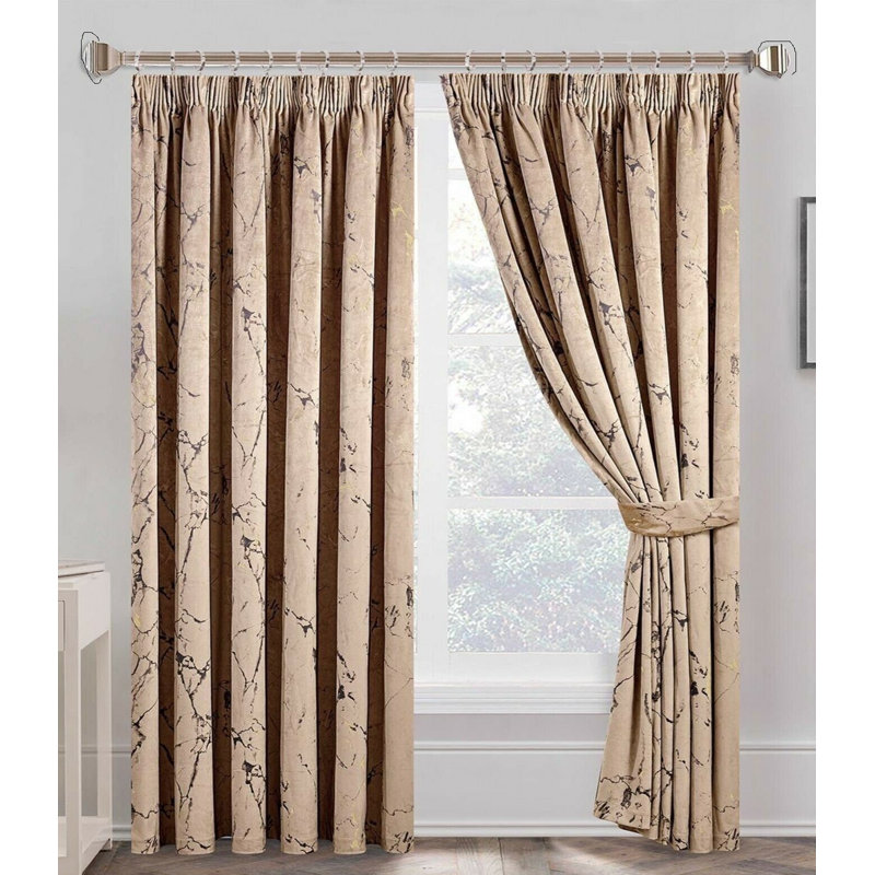 Ardane Blackout Curtain Pair, Beige, 168 W x 228 D cm