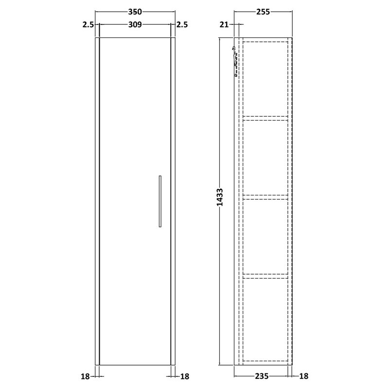 Juno Wall Linen Cabinet