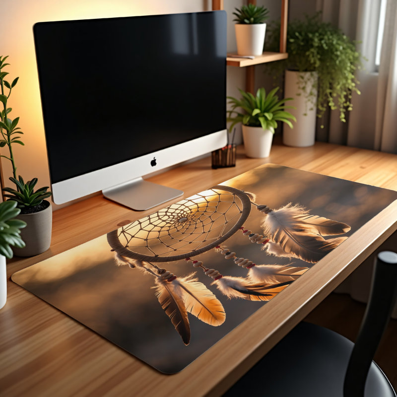 Polyester Desk Pad, 31.5x15.5