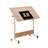 Foldable Mobile Stand Up Desk With Wheels-670337519