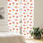 Watercolor Flowers Semi-Sheer Rod Pocket Curtain Panels-45228697