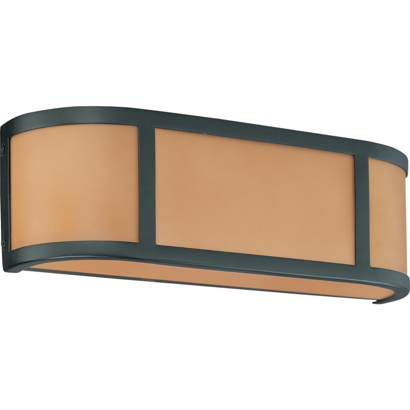 Floyd Steel Flush Mounted Sconce, Brushed Nickel, 100W A19 Medium Base Incandescent