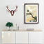 Japanese Crane Birds by Ohara Koson - Picture Frame Art Print on MDF-55609911-55609915