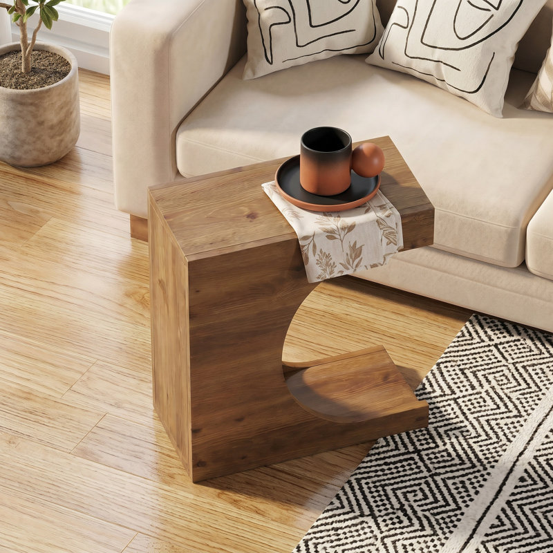 Solid Wood End Table, 1