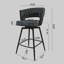 Tabourets de bar pivotants Celie-1029527848-1028283301-1029527853