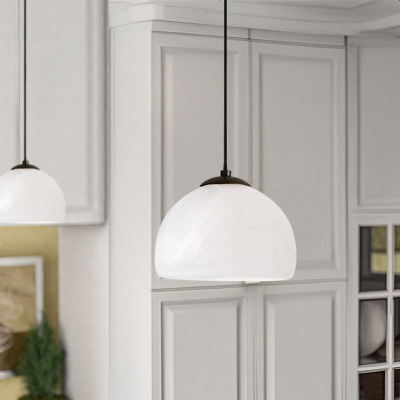 Luminaire suspendu naturel en albâtre naturel