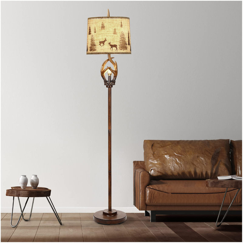 Lampe sur pied traditionnelle 63,27 po Dahmen