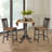 Denzelle 3 - Piece Counter Height Drop Leaf Solid Wood Dining Set-953413302