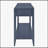 High-Quality Console Table with Vertical Stripe Drawers for Various Rooms-1254541767